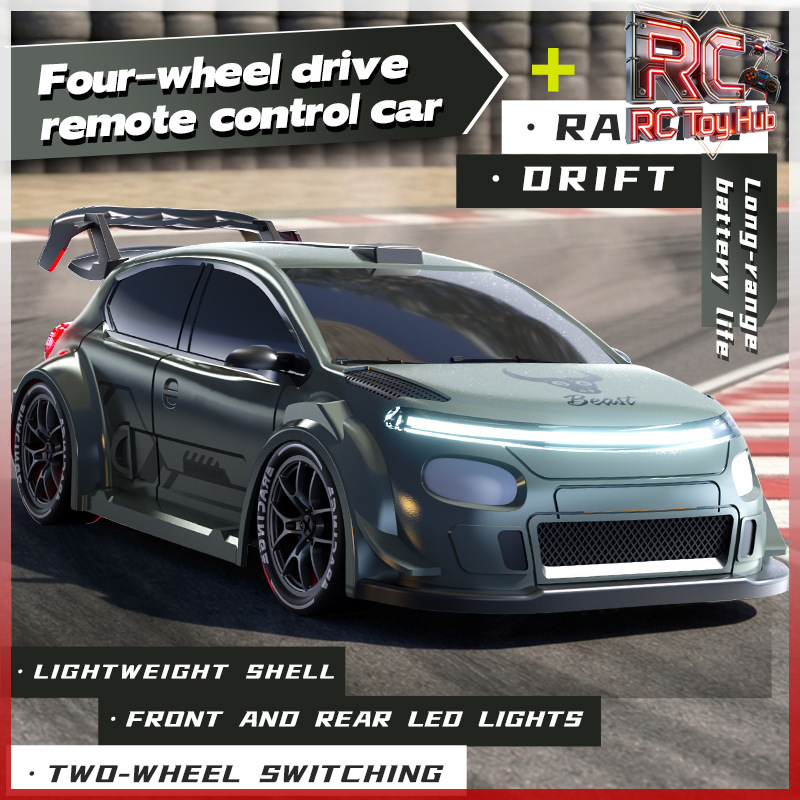 Rc Drift Car 1 24 Scale 4Wd - Coche de carreras eléctrico a escala