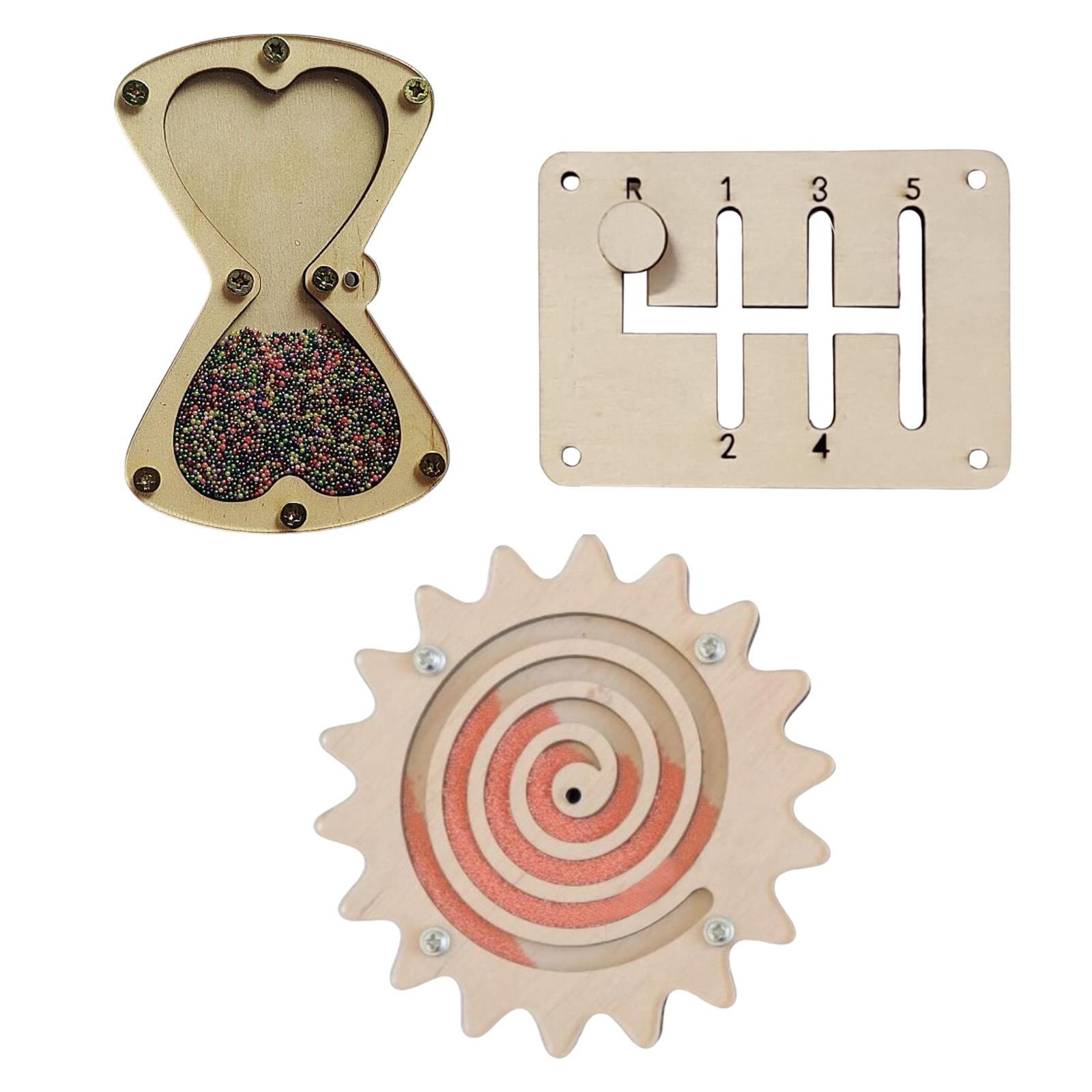 Accesorio para tablero de acti - Montessori Wooden Busy Board Toddler reseña y precio