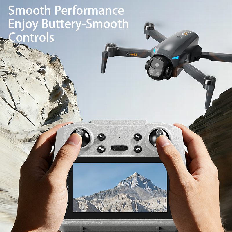 Dron cuadricóptero original i5 - Fpv Brushless Rc Drone 4K reseña y precio