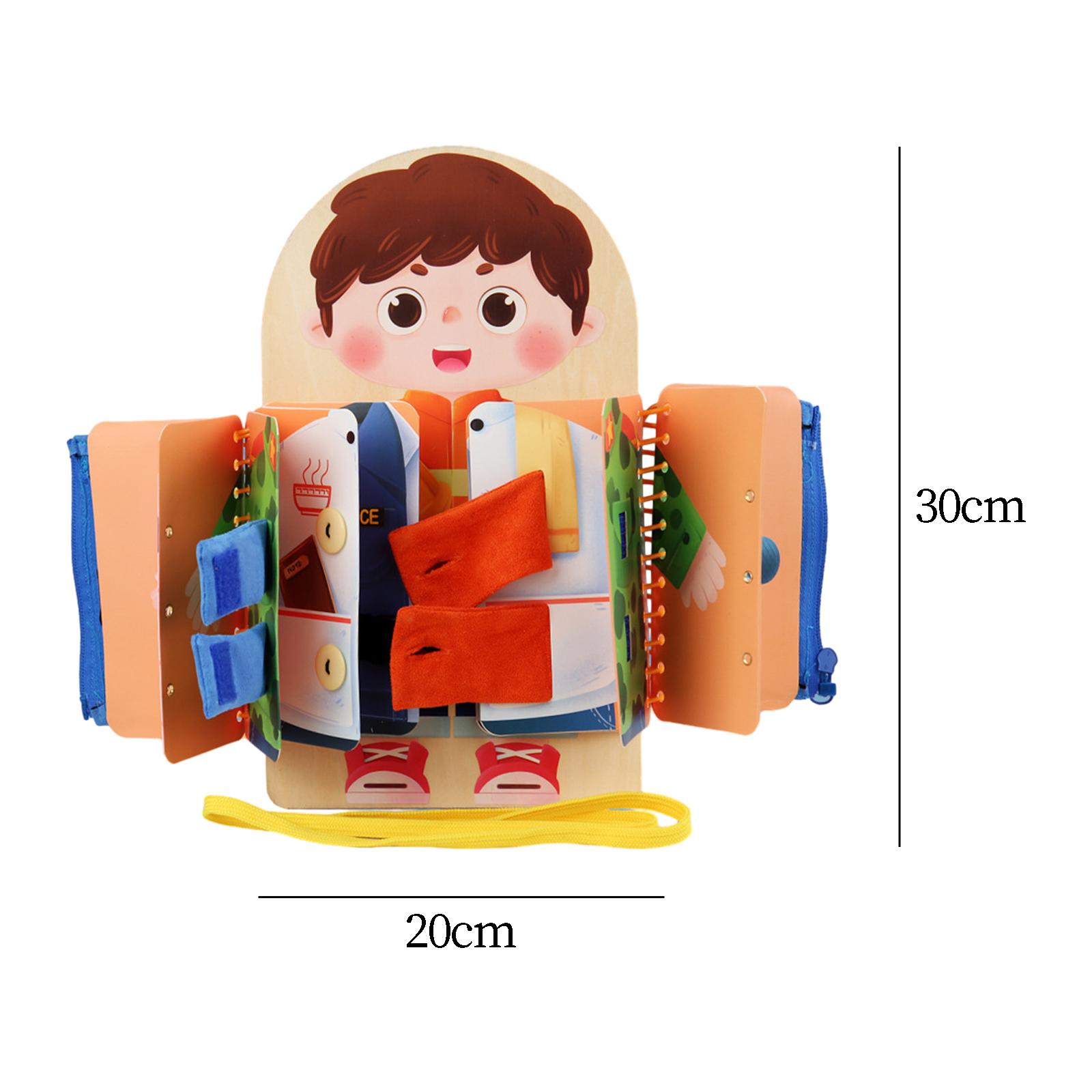 Tablero de actividades para ni - Montessori Wooden Busy Board Toddler reseña y precio
